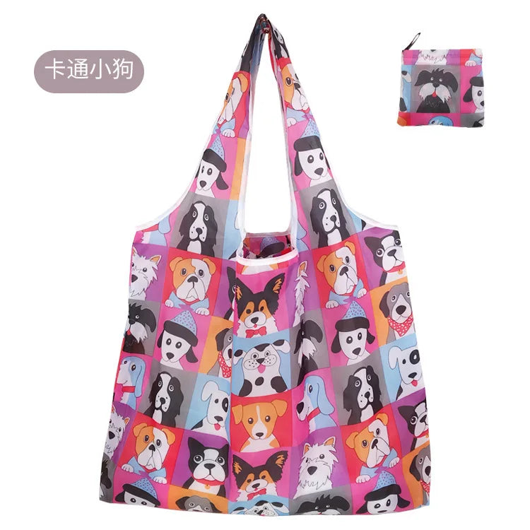 Foldable Reusable Shopping Tote Bag