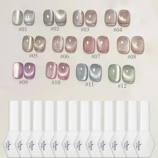 WS Glass Bead Cat Eye Gel Polish