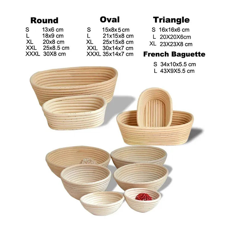 UPORS Rattan Bread Proofing Basket