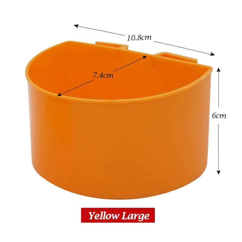 Plastic Bird Feeder Bowls for Cage