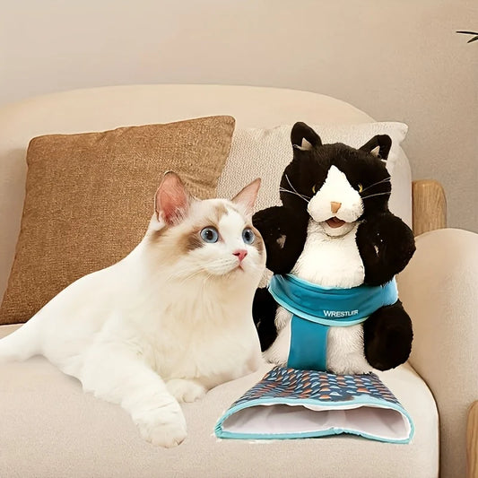 Interactive Cat Wrestling Puppet Toy