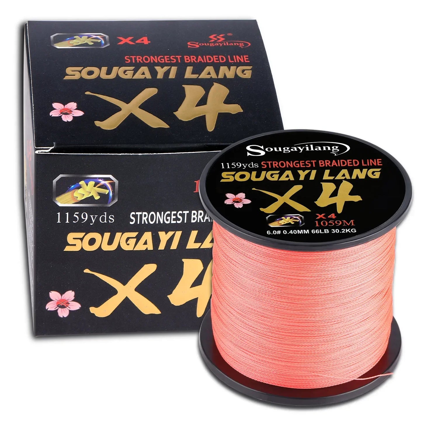 Sougayilang Braided Fishing Line 4X 100~1000m