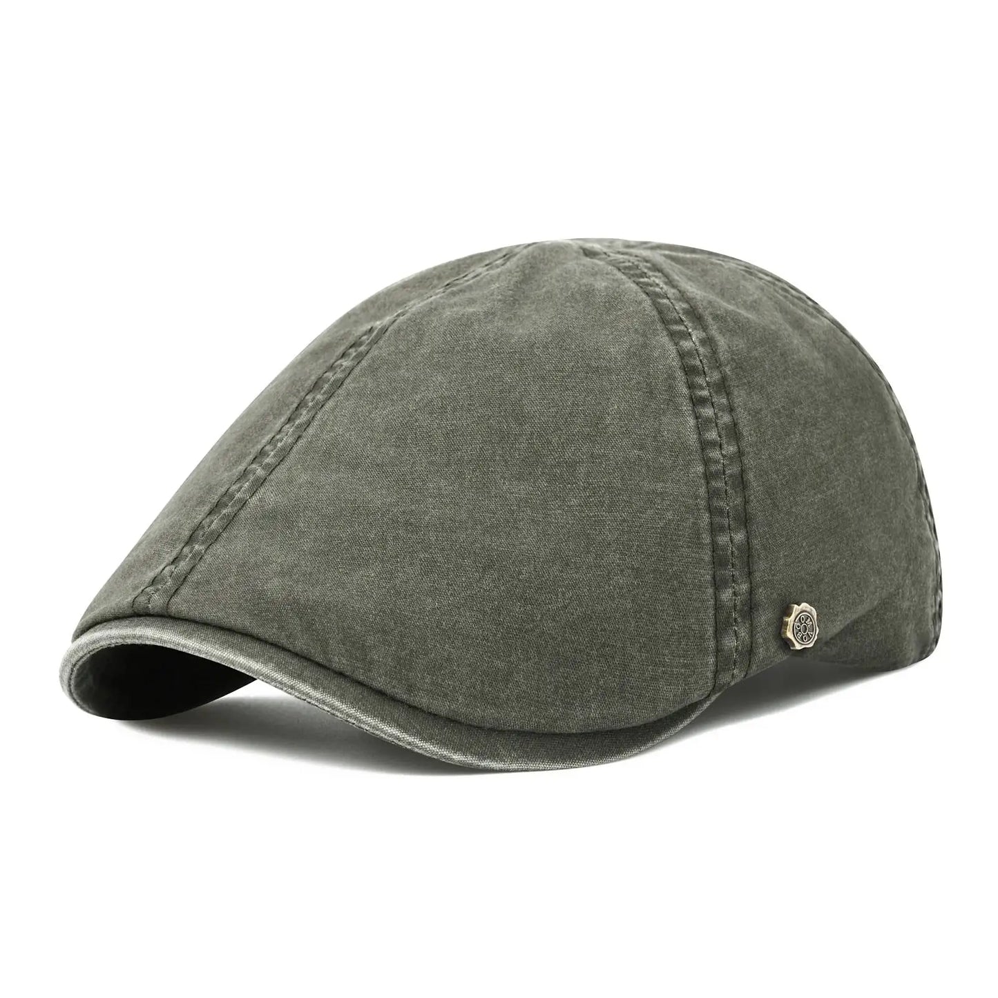 Cotton Newsboy Ivy Flat Cap