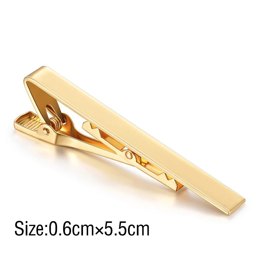 Men’s Metal Tie Clip Necktie Bar Clasp