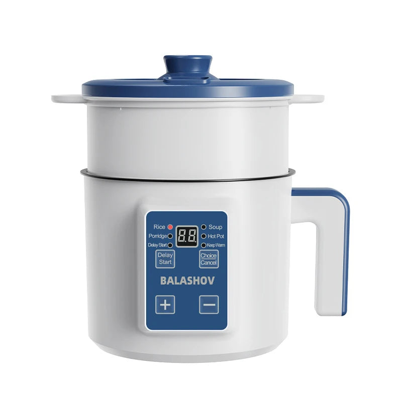 Compact Electric Rice Cooker & Food Steamer