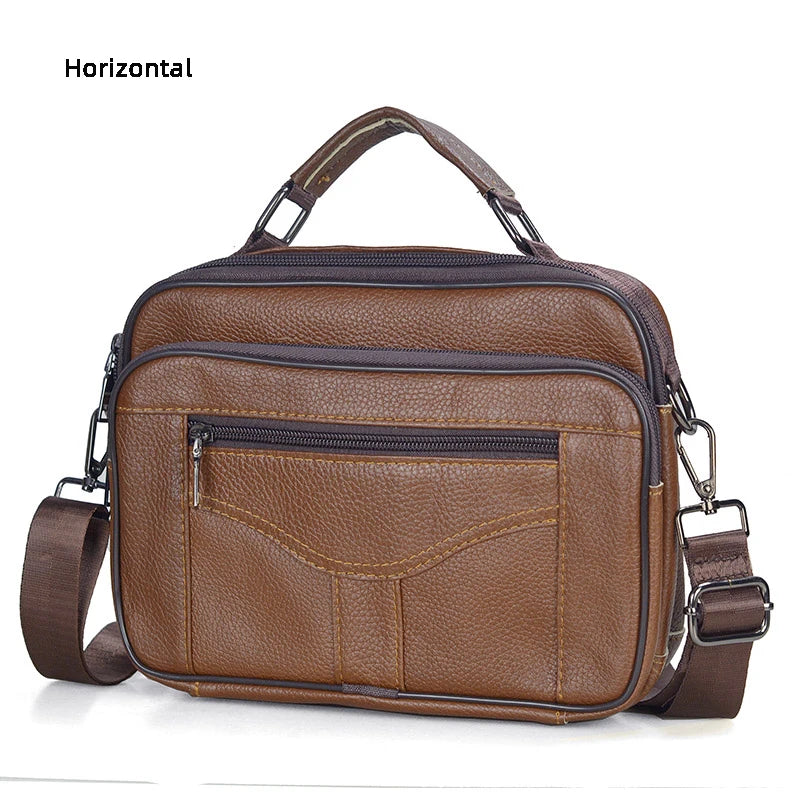 Men Genuine Leather Handbags