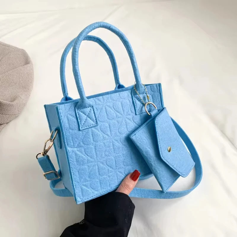Shoulder Diagonal Two-Piece Bag