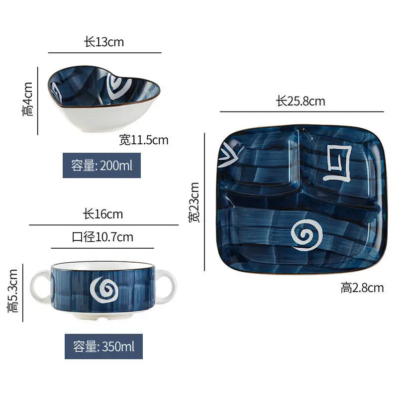 Ceramic Divided Plate Set