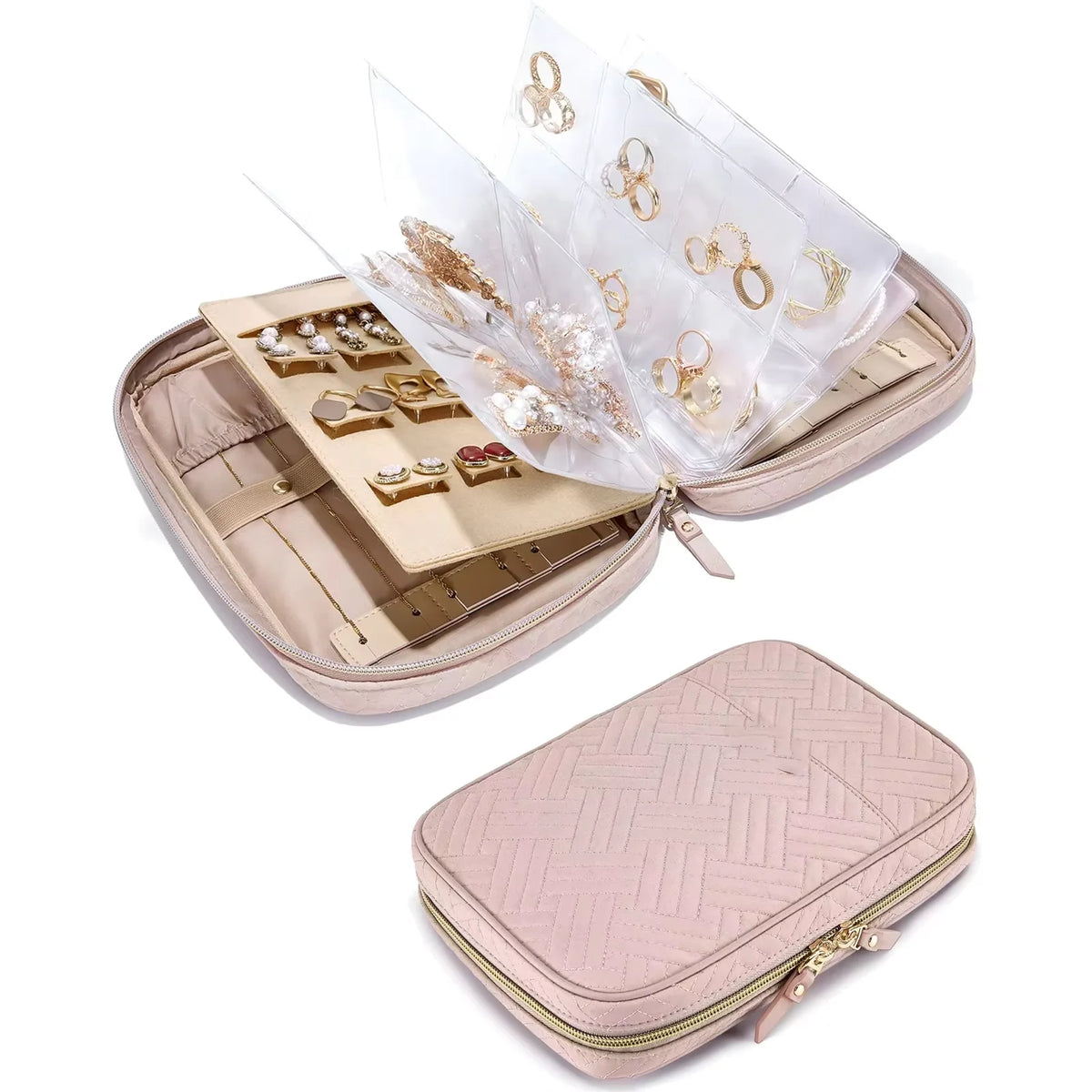 Travel Jewelry Organizer Book