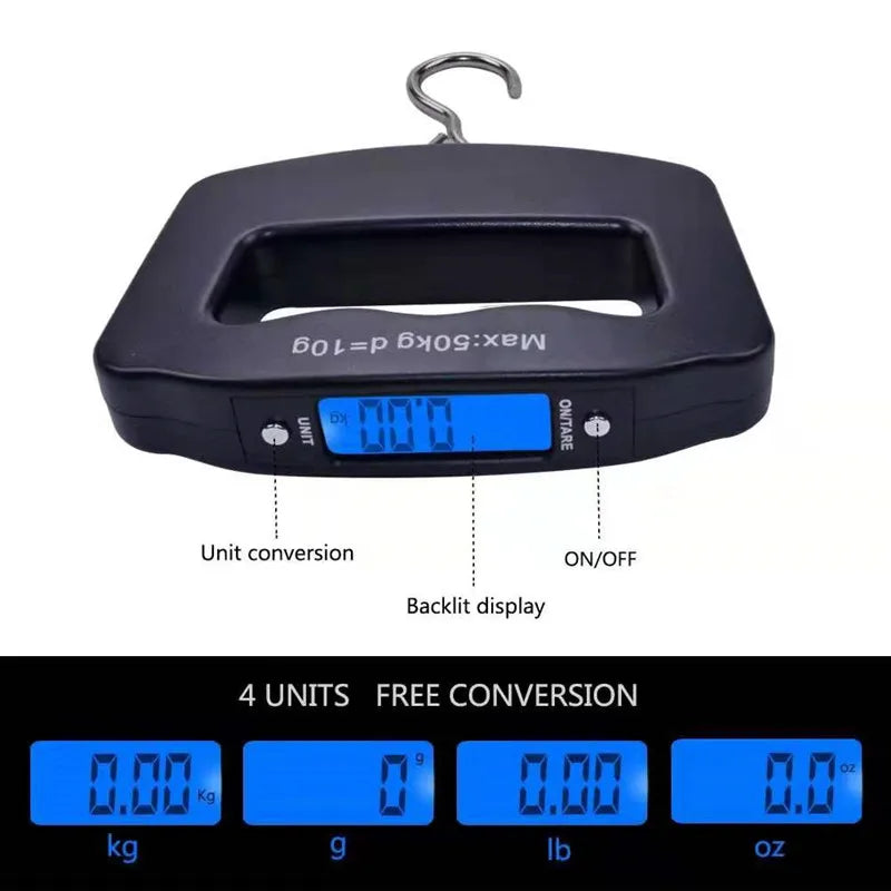 50kg/10g Digital Luggage Scale