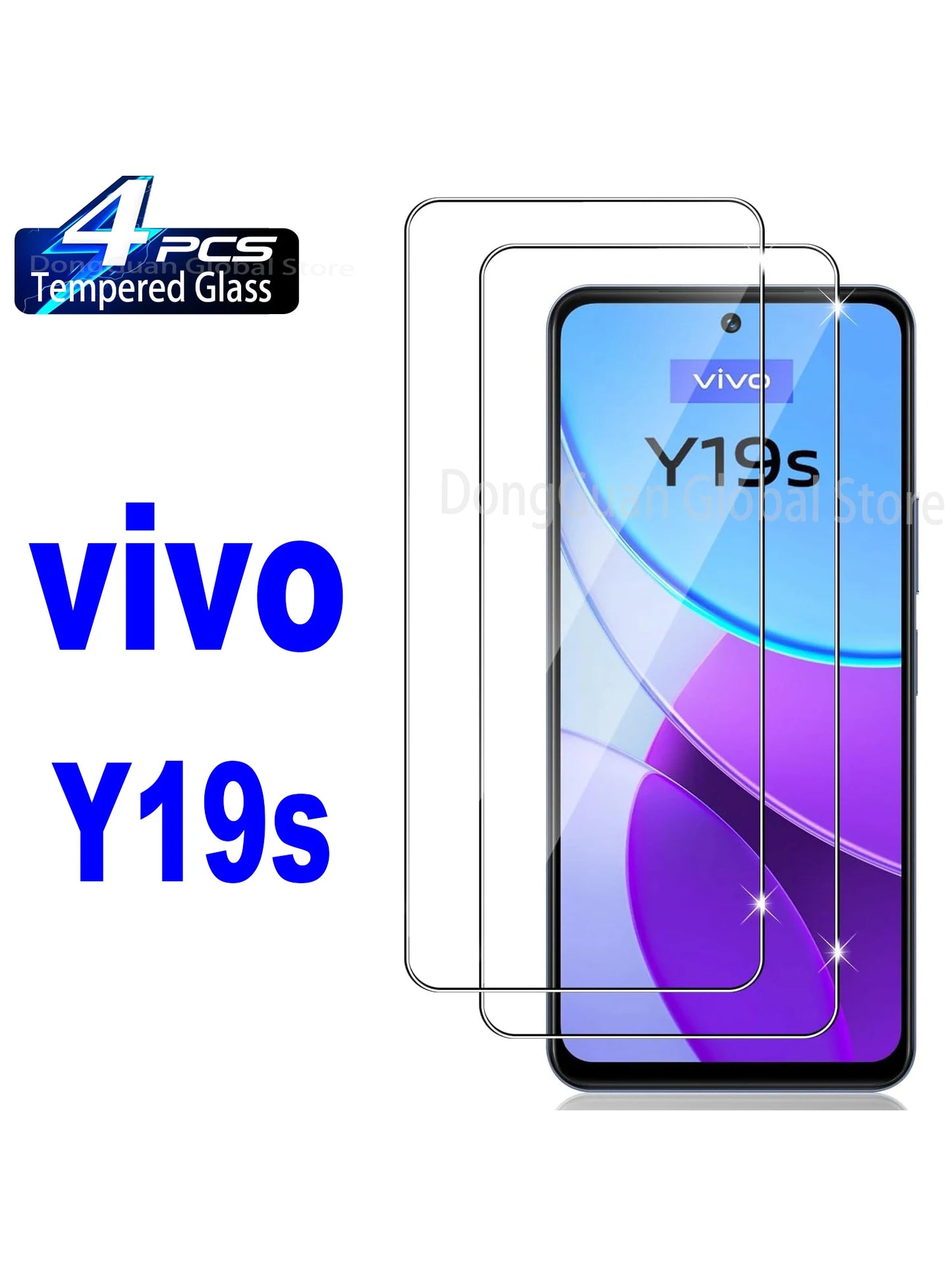Vivo Y19s Tempered Glass Screen Protector
