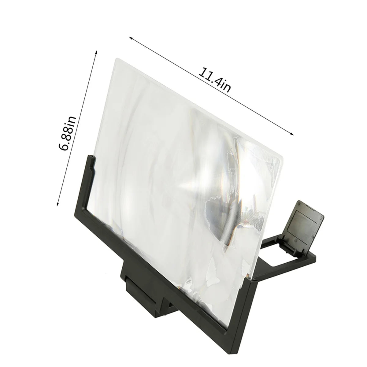 14 inch 3D Portable Screen Magnifier Glass Stand
