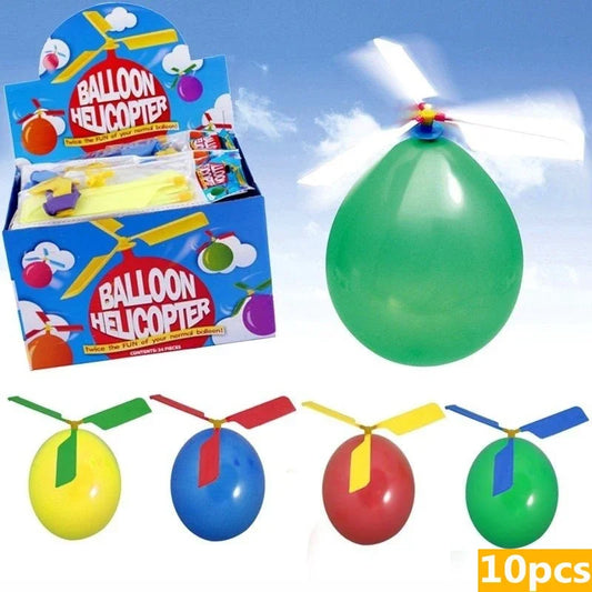 Helicopter Balloon Portable Outdoor Playing Flying Toy