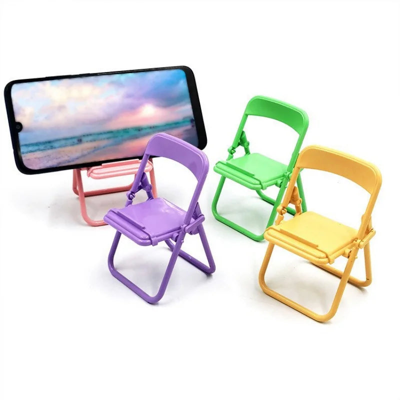 Chair Shape Cellphone Stand Holder Desk