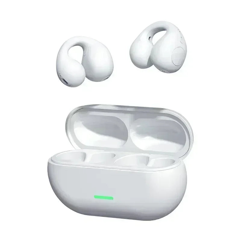 TWS Bluetooth 5.3 Clip-On Wireless Earbuds