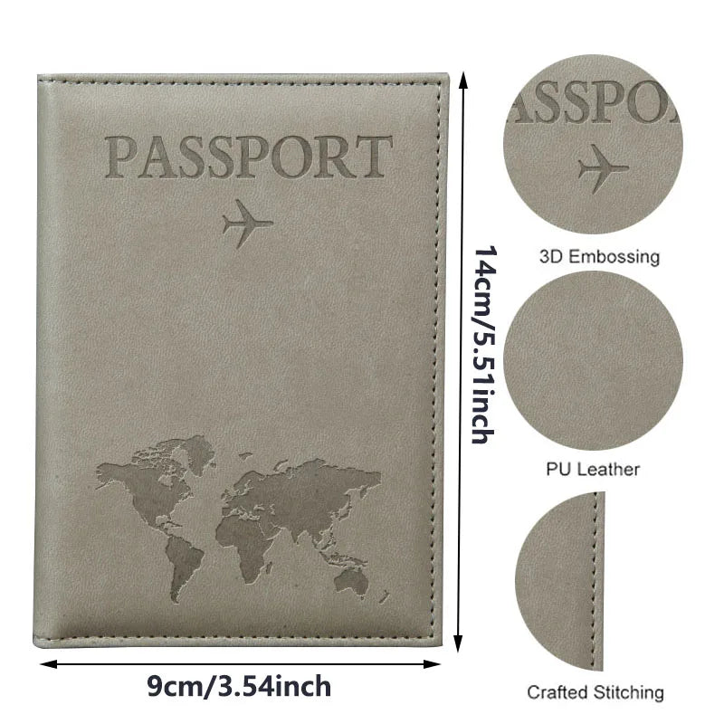 PU Leather Passport Cover