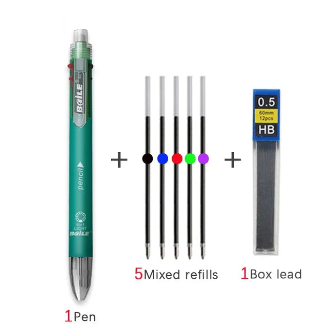Automatic Pencil Multifunction Pencil With  5 Colors replacement