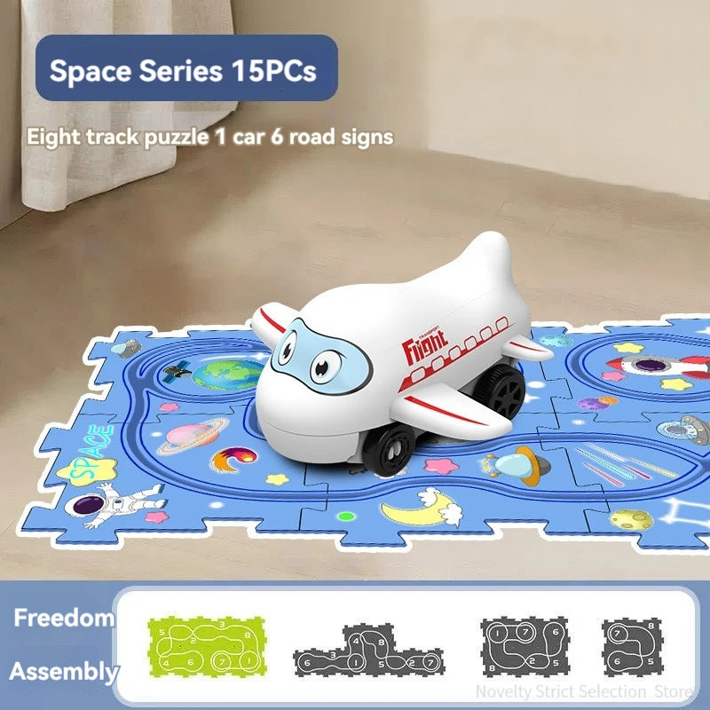 Puzzle Toy Set Rail Car
