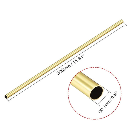 Brass Round Tube – 2mm to 20mm Diameter