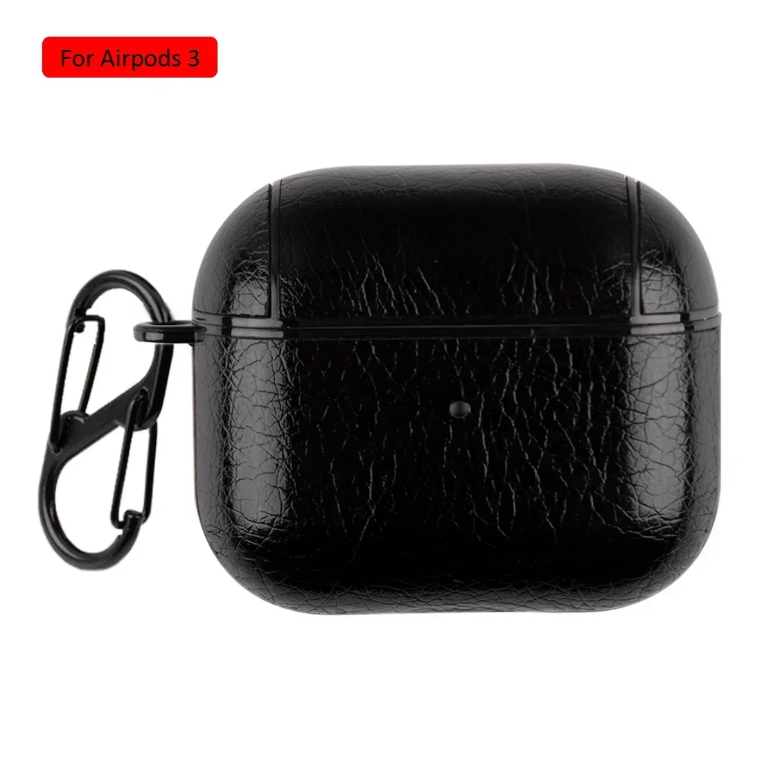 PU Leather Earphone Case For Apple AirPods With Keychain