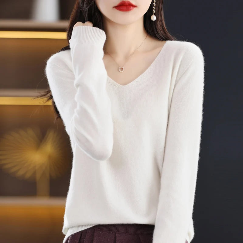 100% Pure Wool Cashmere Sweater