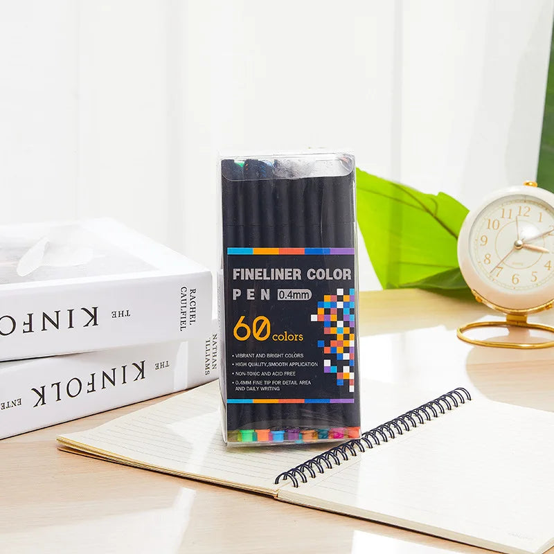 Colourful Line Drawing Pen Set