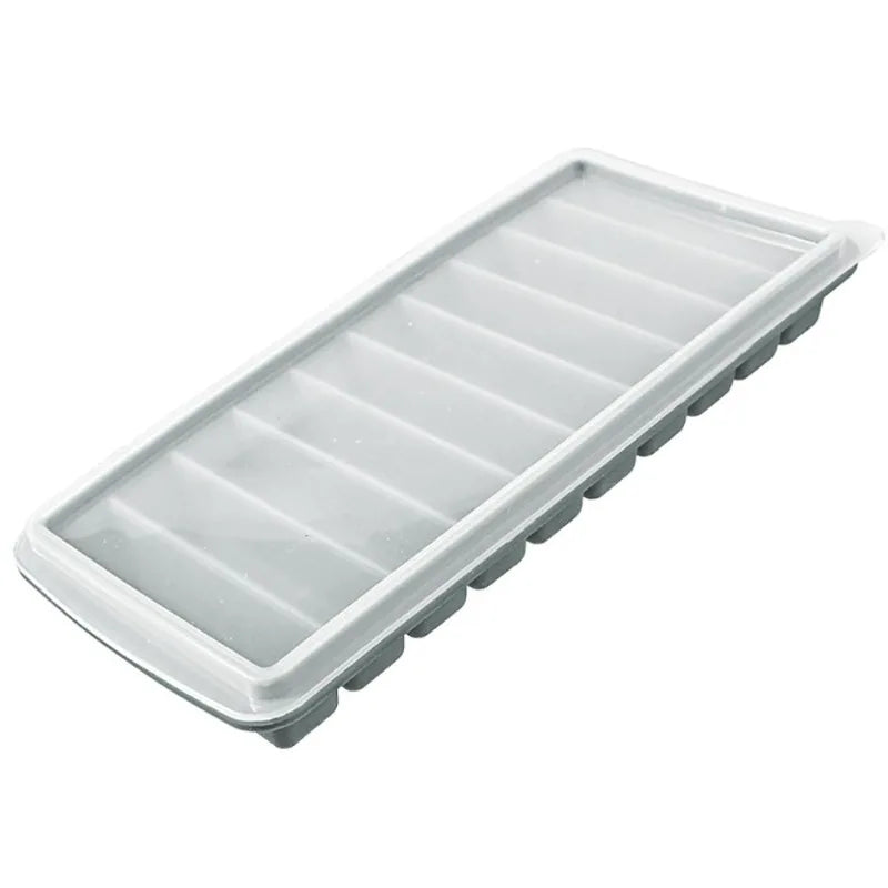 Silicone Long Ice Stick Tray with Spill-Resistant Lid