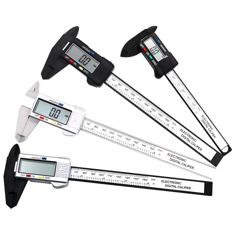 150mm 100mm Electronic Digital Caliper Carbon Fiber Digital Ruler