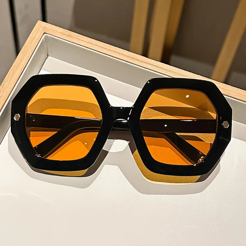 Retro Polygon Sunglasses