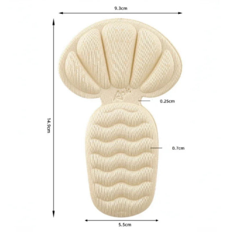 T-Shaped Heel Grips Cushions Patch