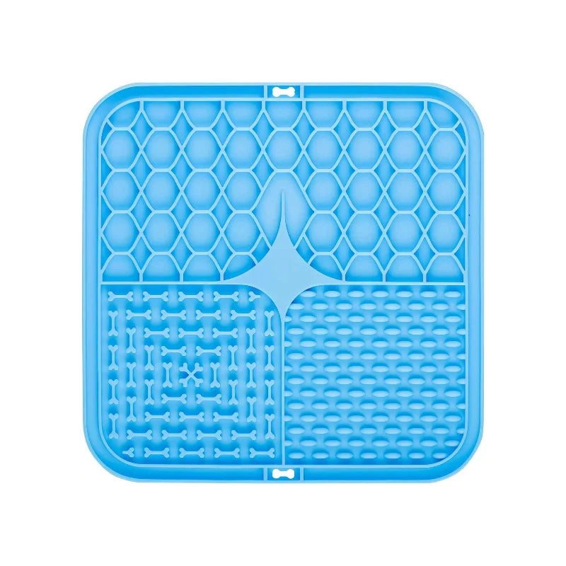 Slow Feeder & Bath Distraction Mat for Dogs
