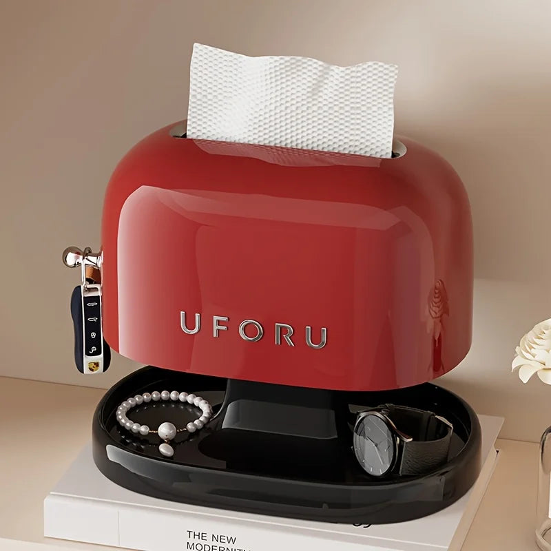 Retro Tissue Box Storage Container