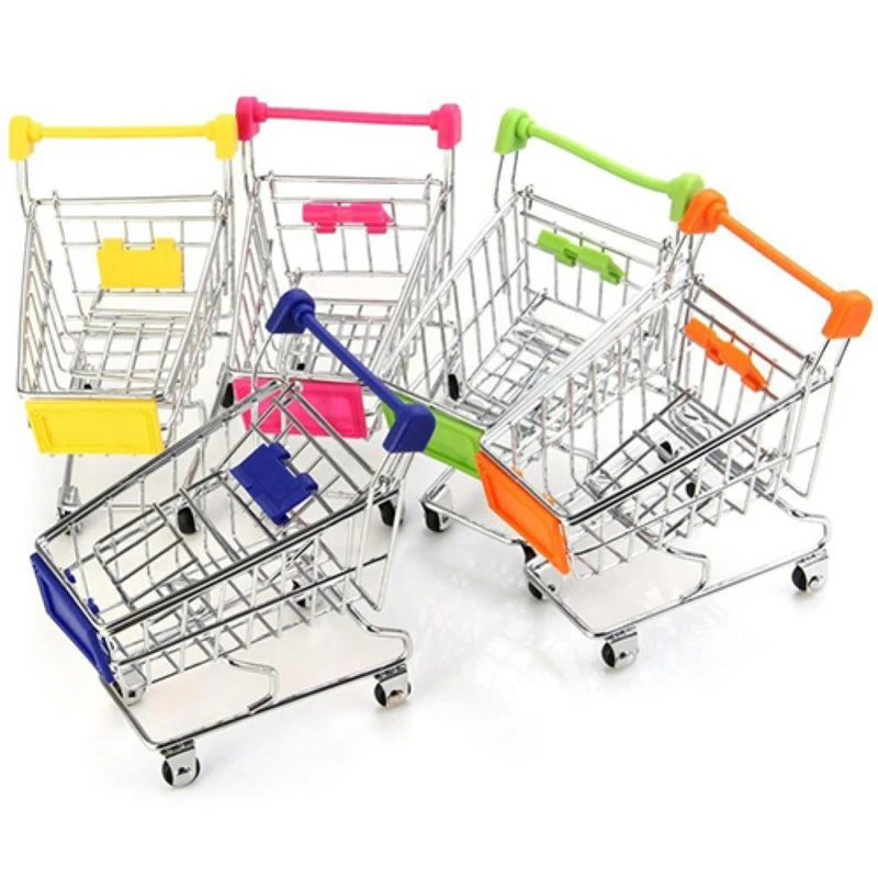 Mini Supermarket Shopping Trolley