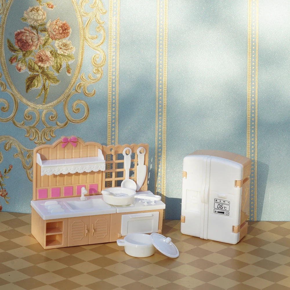 24Pcs Style Brown Miniature Dollhouse