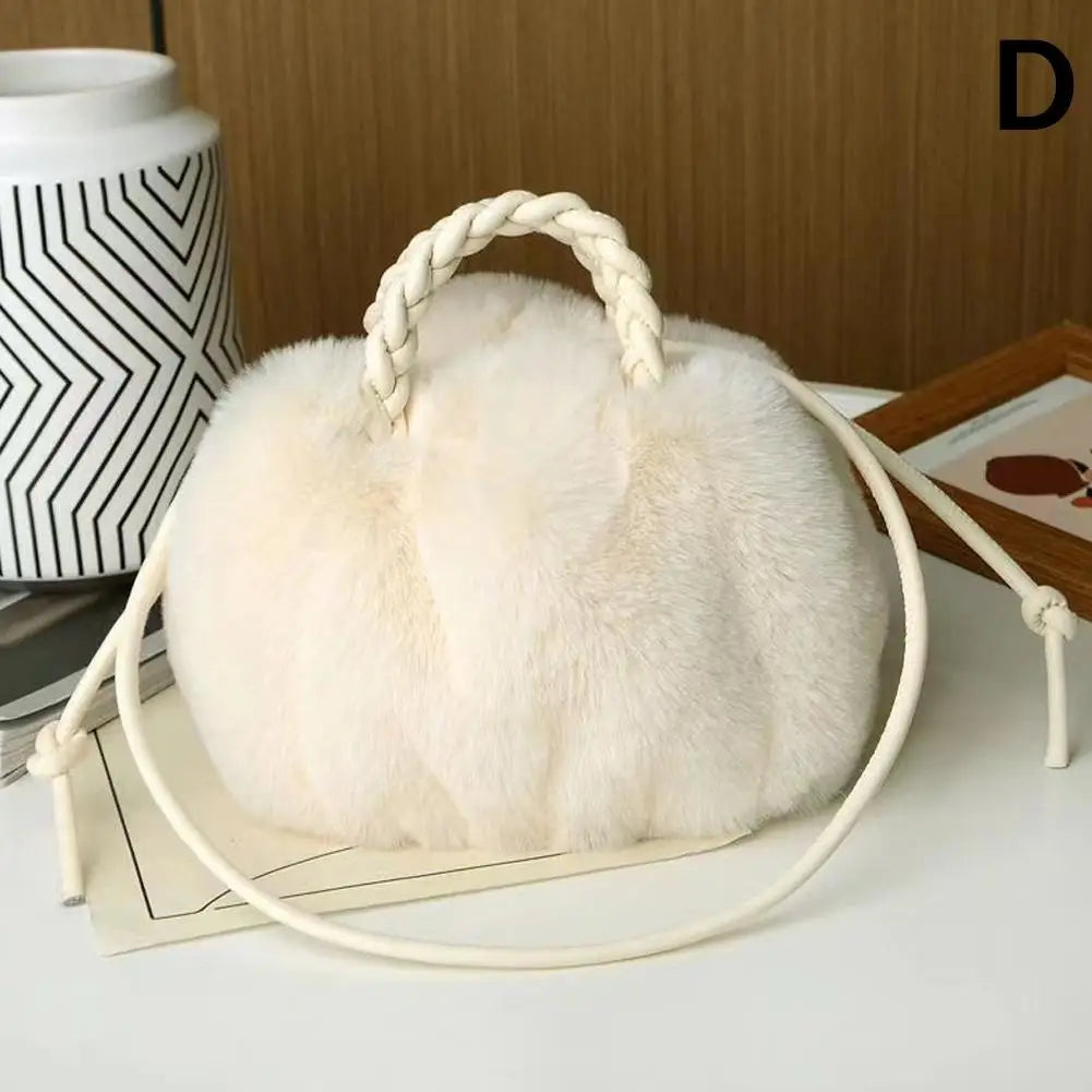Plush Cloud Crossbody Handbag