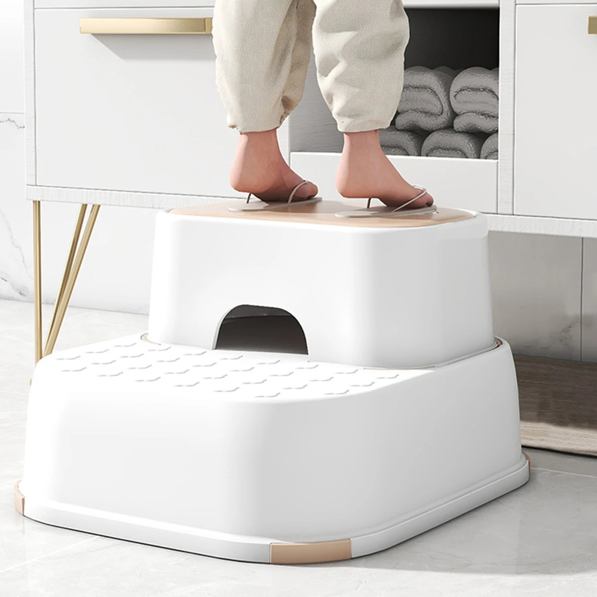 Kid Bathroom Non Slip Step Stool