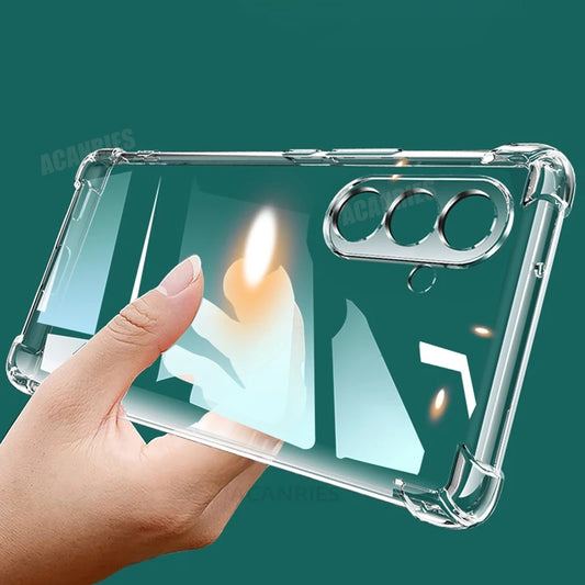A 15 25 35 55 Airbag Shockproof Transparent Case For Samsung Galaxy