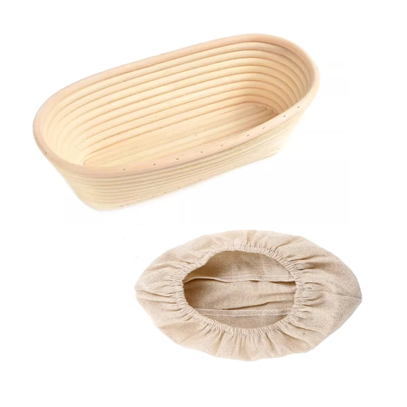 Banneton Set or Bread Tools Optional Natural Rattan Basket