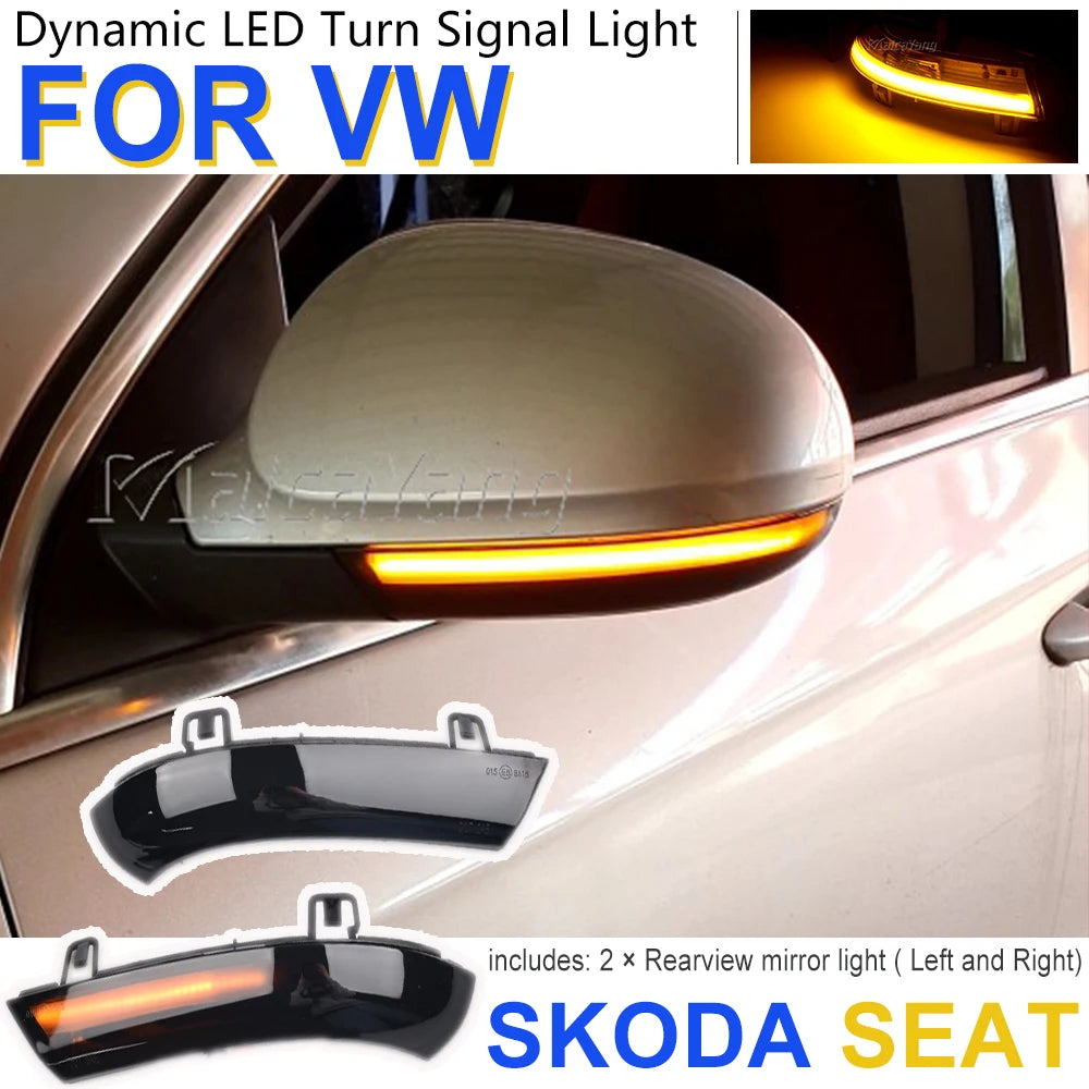 LED Dynamic Turn Signal Light For VW Passat