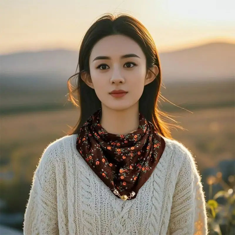Luxury Design Magnetic Square Scarf