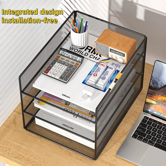 Office File Organizer Mesh Desktop Document Tray