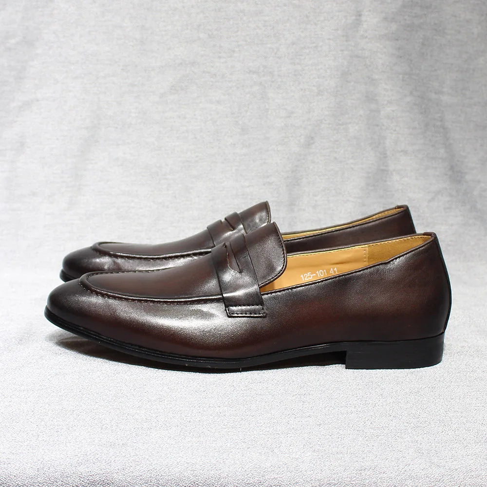 FELIX CHU Mens Penny Loafers