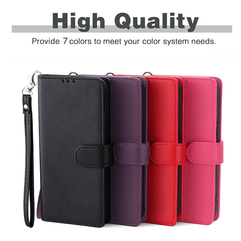 PU Leather Wallet Case For OnePlus 3 3T 5 5T 6 6T 7 7T 8 8T 9 9T 9R 9RT 10 10R 10T 11R
