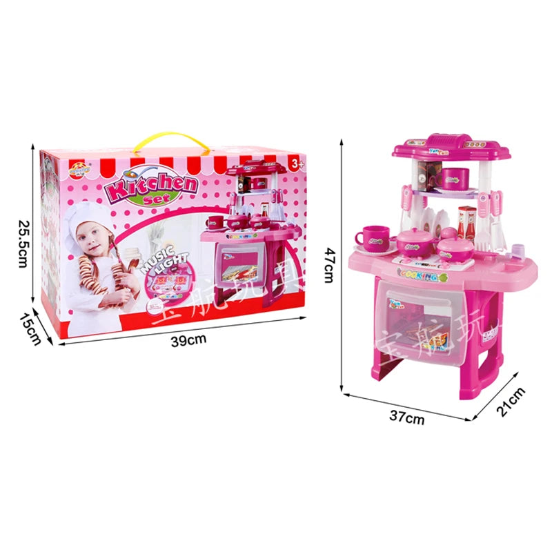 Dining Table for Pretend Food Kitchen Toys for Kids