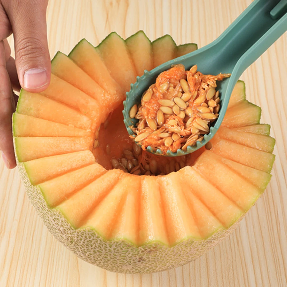 3 In 1 Watermelon Slicer Cutter Scoop