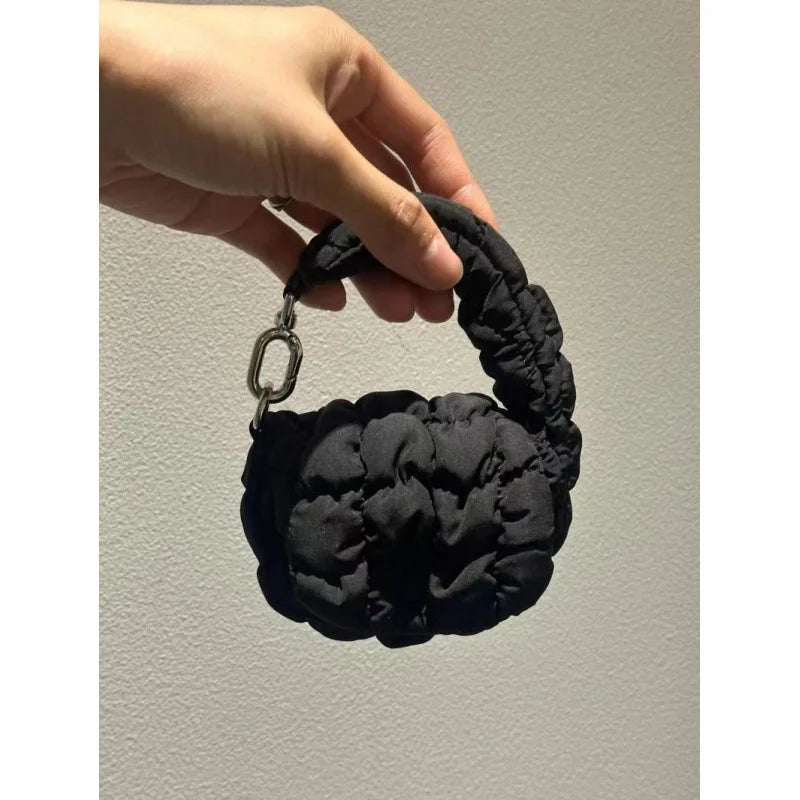 Women Pleated Top Handle Bag