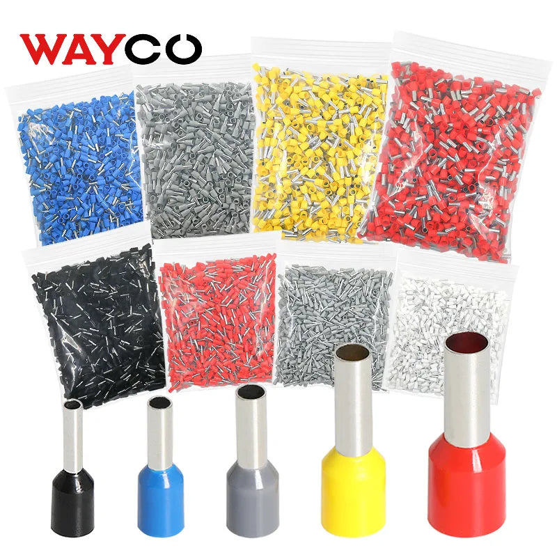 1000Pcs Terminals Electrical Wire Cable Connectors