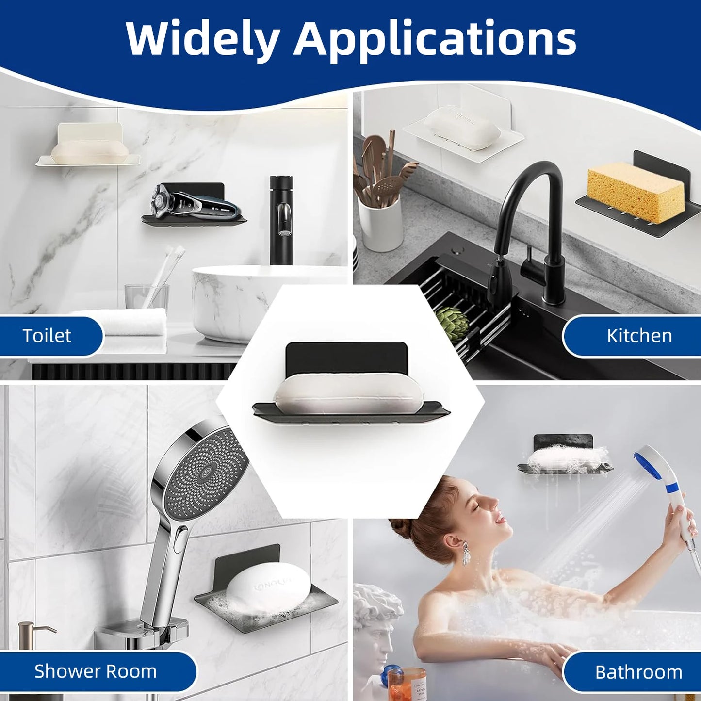 Aluminum Alloy Bathroom Soap Holder