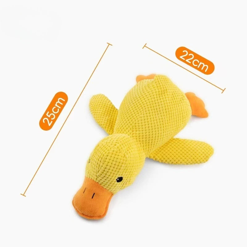 Plush Goose Squeaky Dog Toy