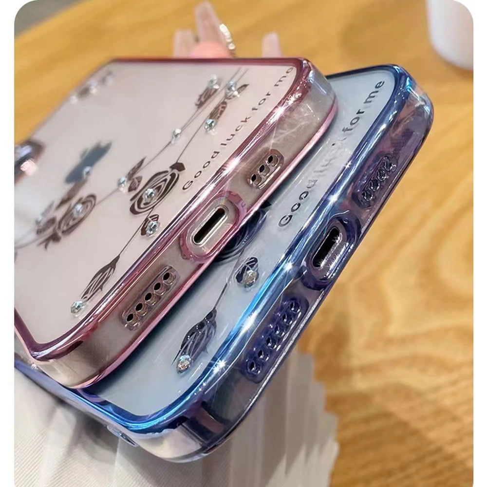 Glitter Rhinestone Phone Case for Motorola